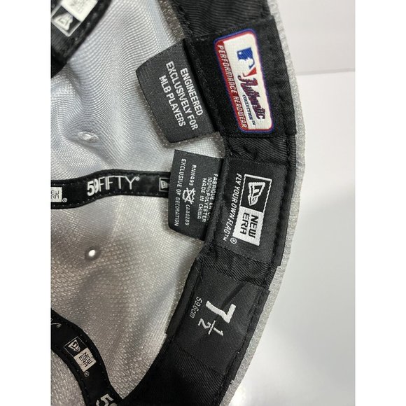 Detroit Tigers MLB New Era Hat Cap Baseball 59FIFTY 7-1/2 Fitted Official Gray - Picture 7 of 7